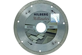 Диск алмазный 125х22.2х1.0 по керамике Millimeter Сeramic //HILBERG