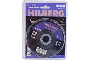 Полимерный зачистной круг 125*22,23mm Super Master  //512125 //HILBERG
