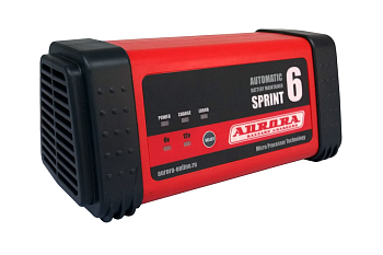 Зарядное устройство  6А, 6/12В, авто до 130Ач (WET,EFB,AGM,GEL) //SPRINT 6 D //Aurora