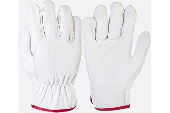 Перчатки рабочие кожаные TIG  Jeta Safety цвет белый (размер 10/ХL) 