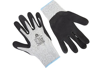 Перчатки защитные от порезов с нитриловым покрытием (5 класс) 