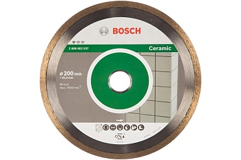 Диск алмазный 200х25.4х1.6 по керамике Standard for Ceramic //BOSCH