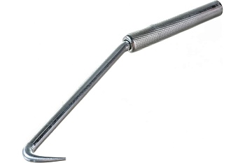 Крюк для вязки арматуры, 210 мм, деревянная рукоятка // СИБРТЕХ