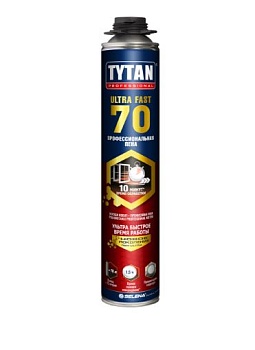 Пена монтажная профессиональная всесезонная TYTAN Professional Ultra 70 пена 870 мл
